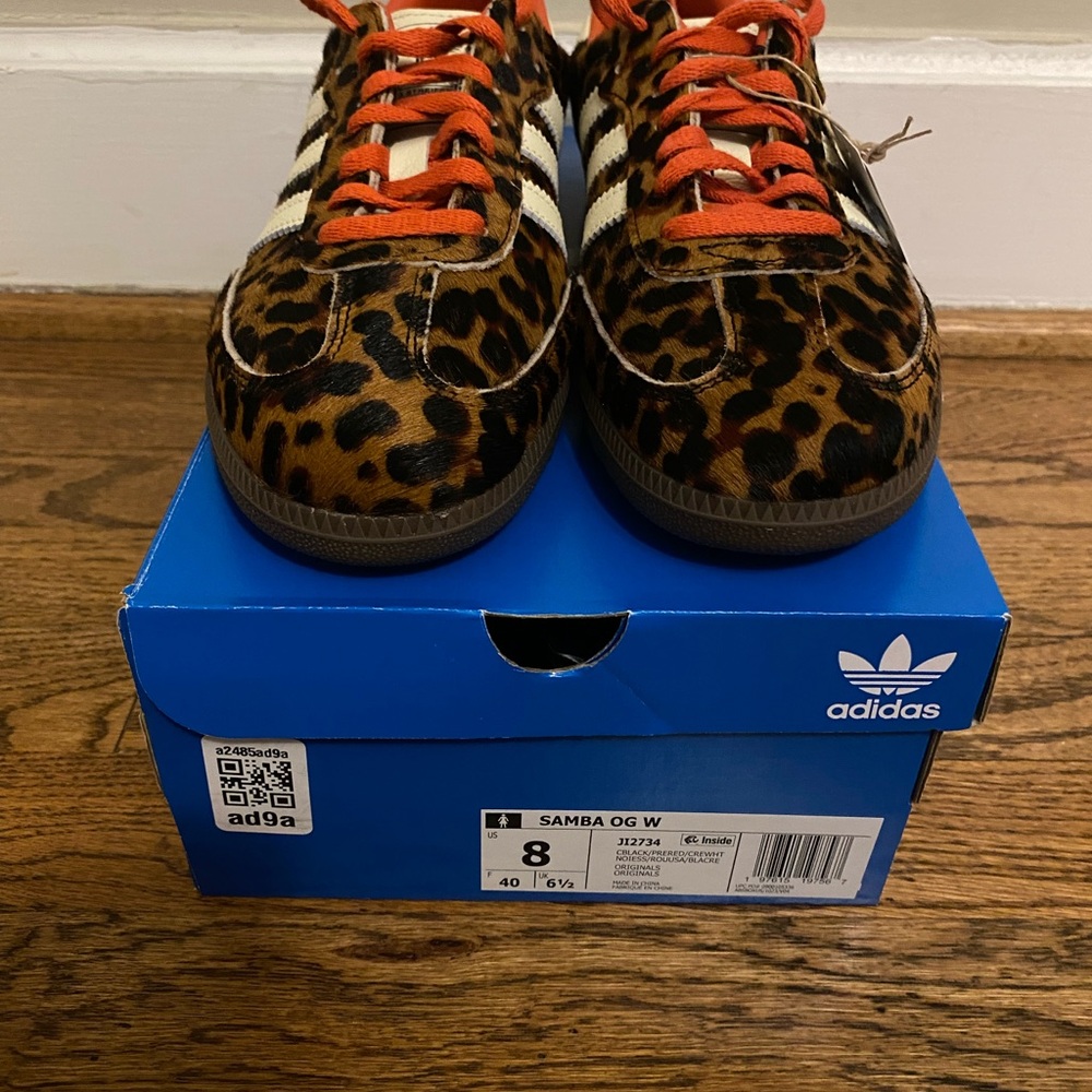 Adidas Women’s Samba OG Leopard Print Shoes